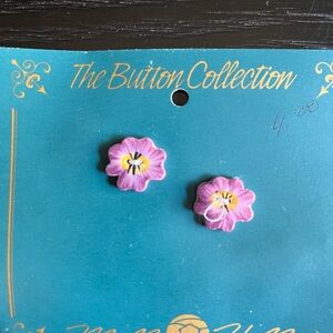 Mill Hill Ceramic Floral buttons
